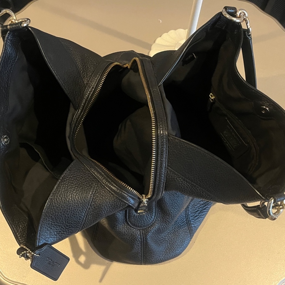Coach F28997 Lexy Pebble Leather Shoulder Bag - Picture 10 of 13